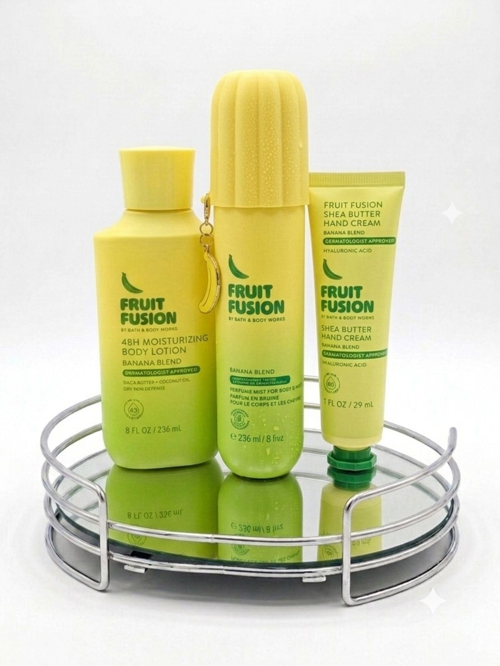 Bath & Body Works Fruit Fusion Banana Body Care Set SOLDOUT Everywhere